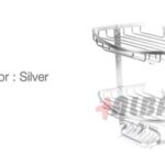 کنج حمام آلومینیومی نقره ای a1051