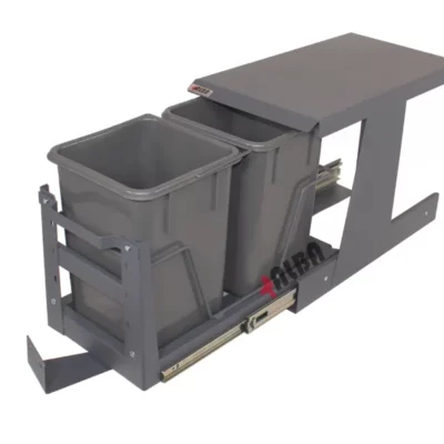 کد s1006 سطل زباله لینک به درب دو مخزنه کوچک