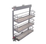مینی سوپر پهلو سه طبقه آلبا مدل K2005-K2007 با ریل تاندم آرام‌بند و کف MDF