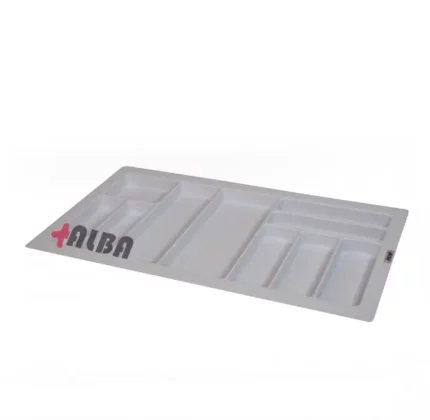 جا قاشقی سفید PVC مدل B1003 آلبا مخصوص کشو یونیت ۹۰