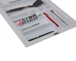 PVC ضخیم و مقاوم در برابر رطوبت در جا قاشقی سفید آلبا B1003