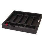 جاقاشقی ریگلاژی چوبی کف چرم مشکی یونیت ۱۰۰-۵۳ کد B1032 آلبا