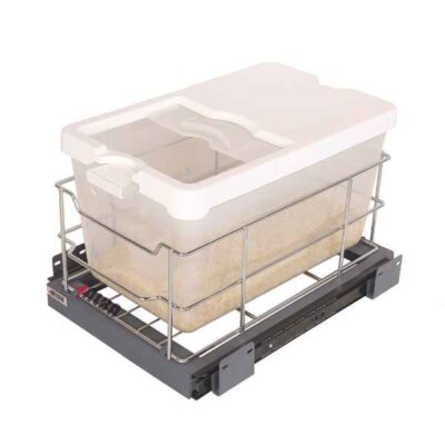 نمای ریل ساچمه‌ای پهلو جابرنجی مدل ترک کد K1041 با نصب آسان در کابینت یونیت 40