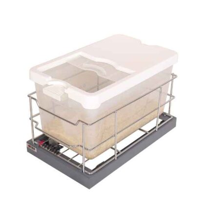 ریل کف ساچمه‌ای ایرانی جابرنجی مدل ترک کد E1169 مناسب کابینت یونیت 40 با عمق 52