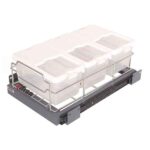 جاحبوباتی مدل ترک یک تیکه ریل کف کد K1040 با ریل ساچمه‌ای خارجی مناسب یونیت 40 ارتفاع 22 عمق 50