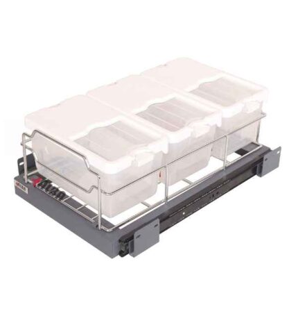 جاحبوباتی مدل ترک یک تیکه ریل کف کد K1040 با ریل ساچمه‌ای خارجی مناسب یونیت 40 ارتفاع 22 عمق 50
