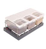 ریل کف ساچمه‌ای خارجی جاحبوباتی مدل ترک کد K1040 مناسب کابینت یونیت 40 با عمق 50