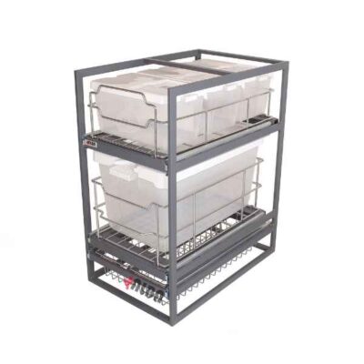 سبد چند منظوره سه طبقه اکو مدل ترکیبی آلبا کد E1171 با ارتفاع 64 و عمق 52 مناسب یونیت 40