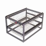 سبد دوطبقه اکو با طراحی جمع‌وجور، مناسب نگهداری منظم سیب‌زمینی و پیاز در یونیت‌های 30 تا 60.